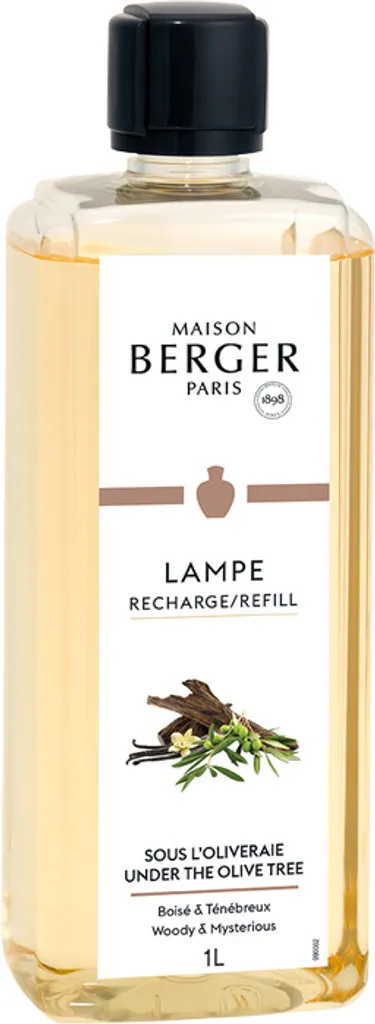 Recharge Lampe Berger 1L Sous l'Oliveraie : Parfum d'Intérieur Boisé