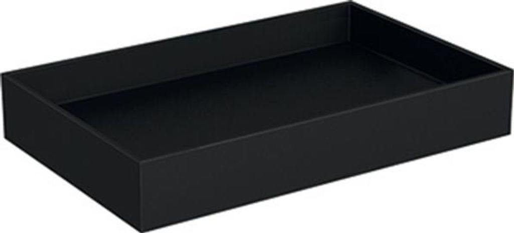 VIGOUR Ablagetablett individual 410x260x70mm Lederoptik schwarz Solo