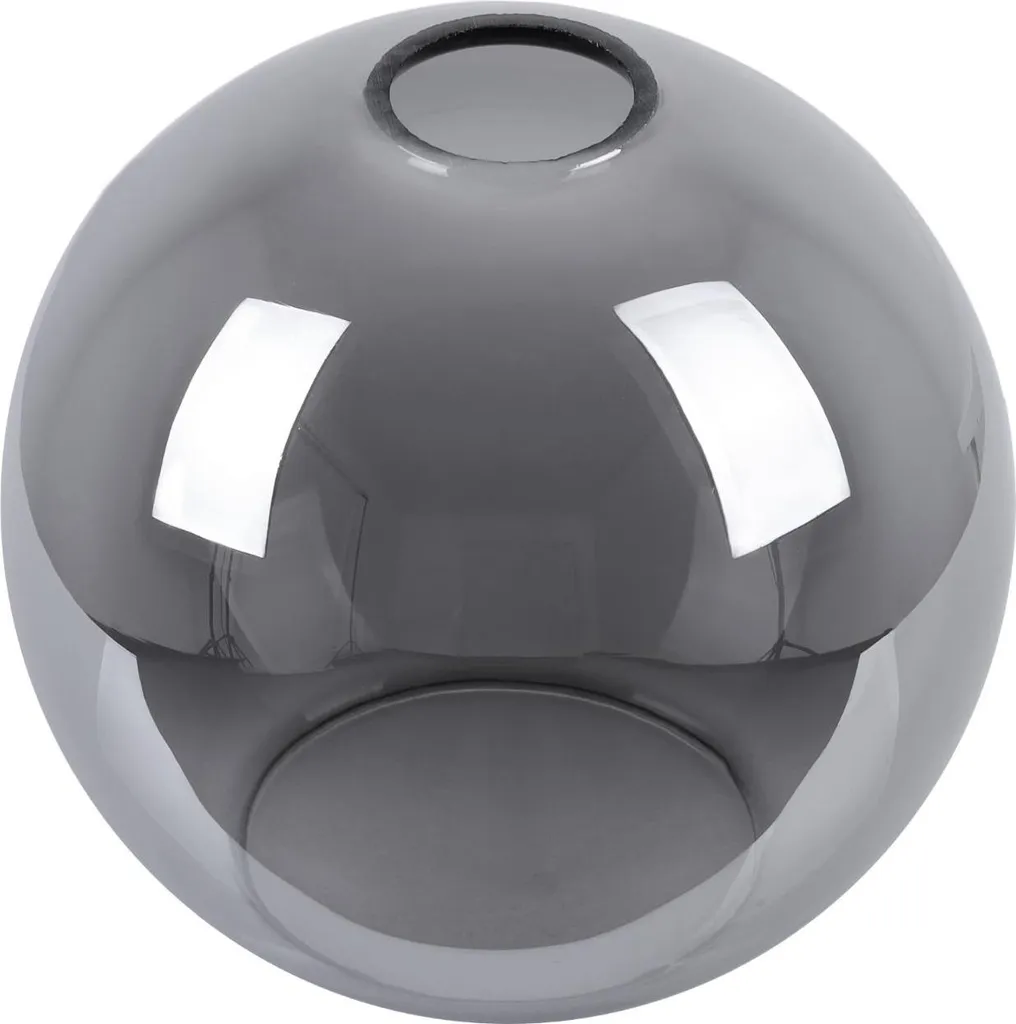Globe en verre graphite Haga 17,5 cm pour luminaire de designer