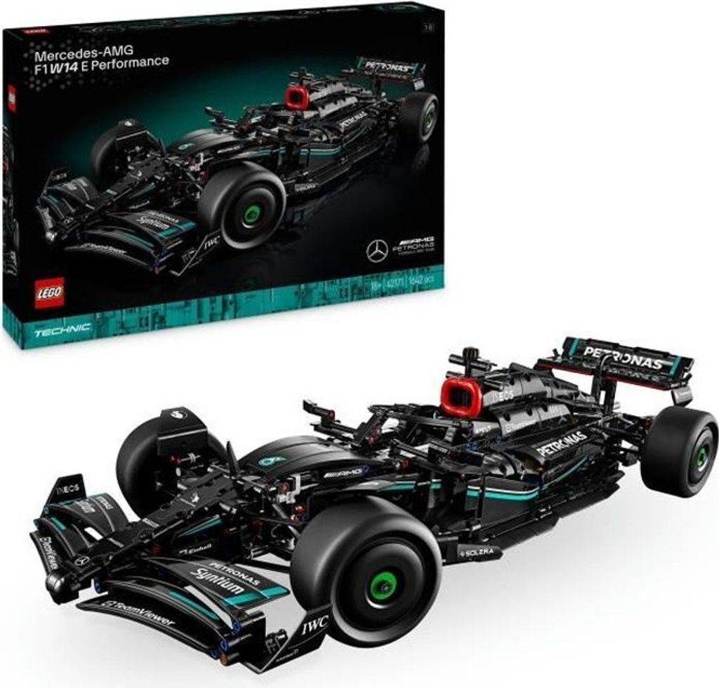 LEGO Technic 42171 Mercedes-AMG F1 W14 E Performance, Nachbildung, Desktop-Dekoration