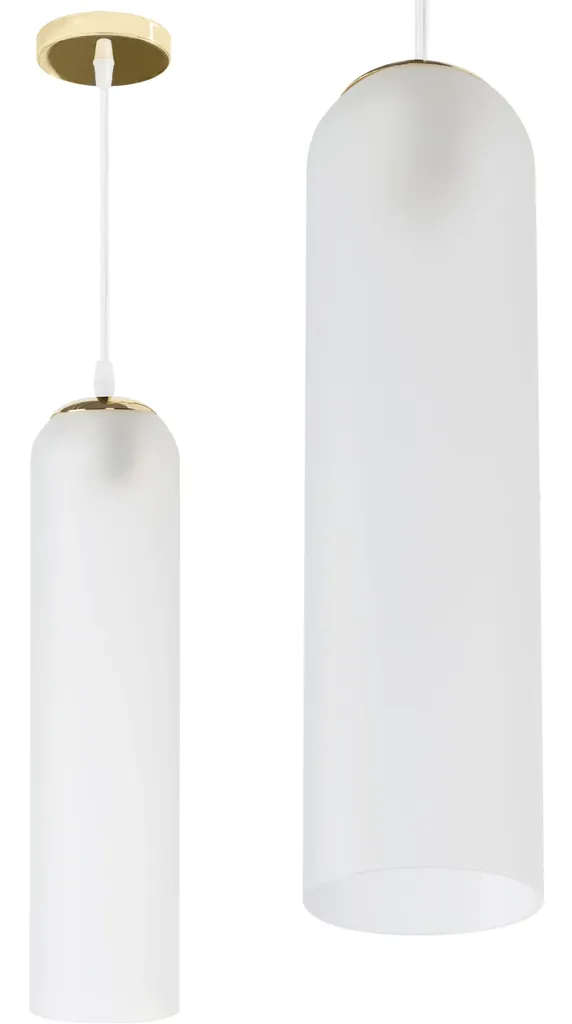 Lampada tooLight App665-1Cp Gold White | Lampadario Design Vetro Oro