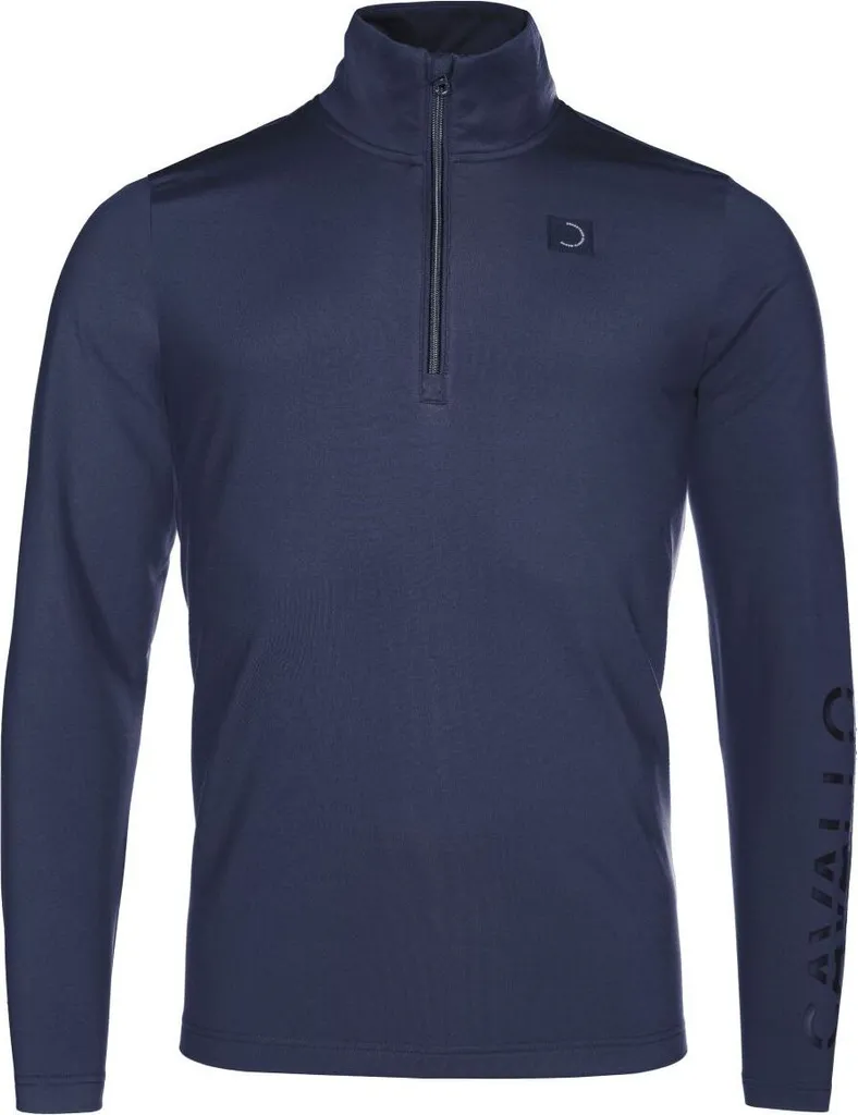 Chemise à Col Montant Homme Cavallo BRADLY en Textile Darkblue XS