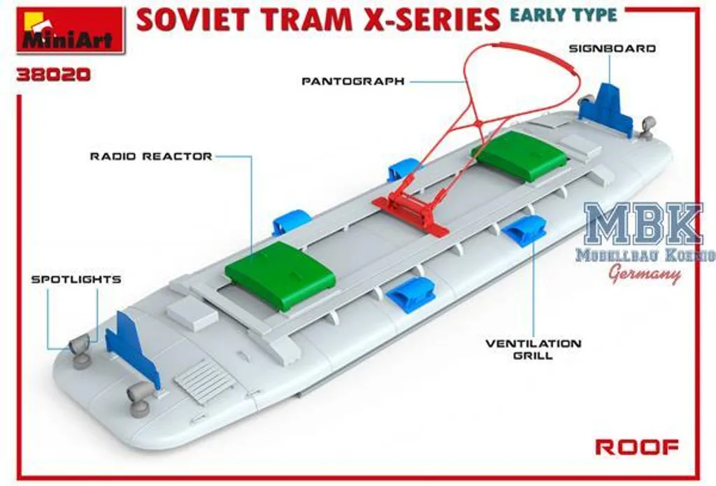 MiniArt 1:35 Sov. Tram X-Series Early Prod. Maquette Tramway Soviétique - 7