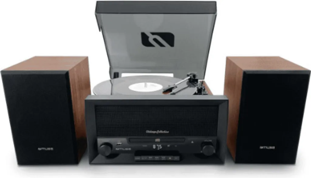 Numérisez vos Vinyles avec la Mini-chaîne Bluetooth Muse MT120MB Noir