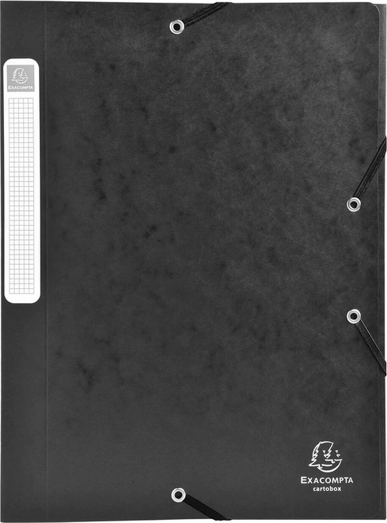 EXACOMPTA Sammelbox Cartobox DIN A4 25 mm schwarz Produktbild 