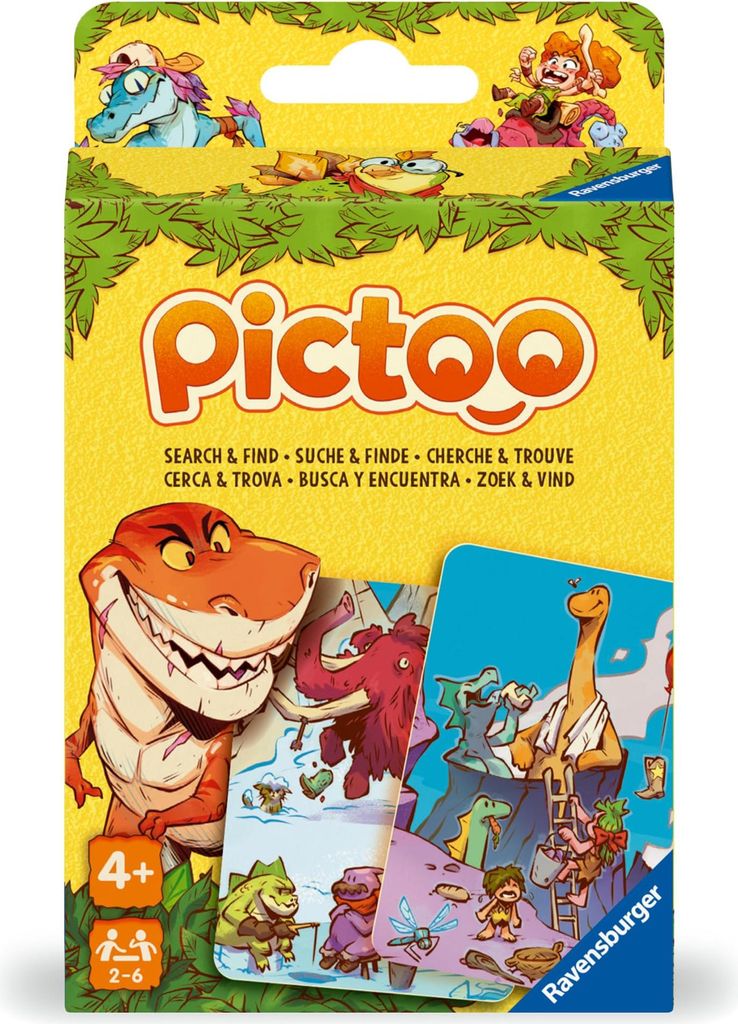 Ravensburger 23479 - Pictoo Dino Kartenspiel -  Schnelles Produktbild 