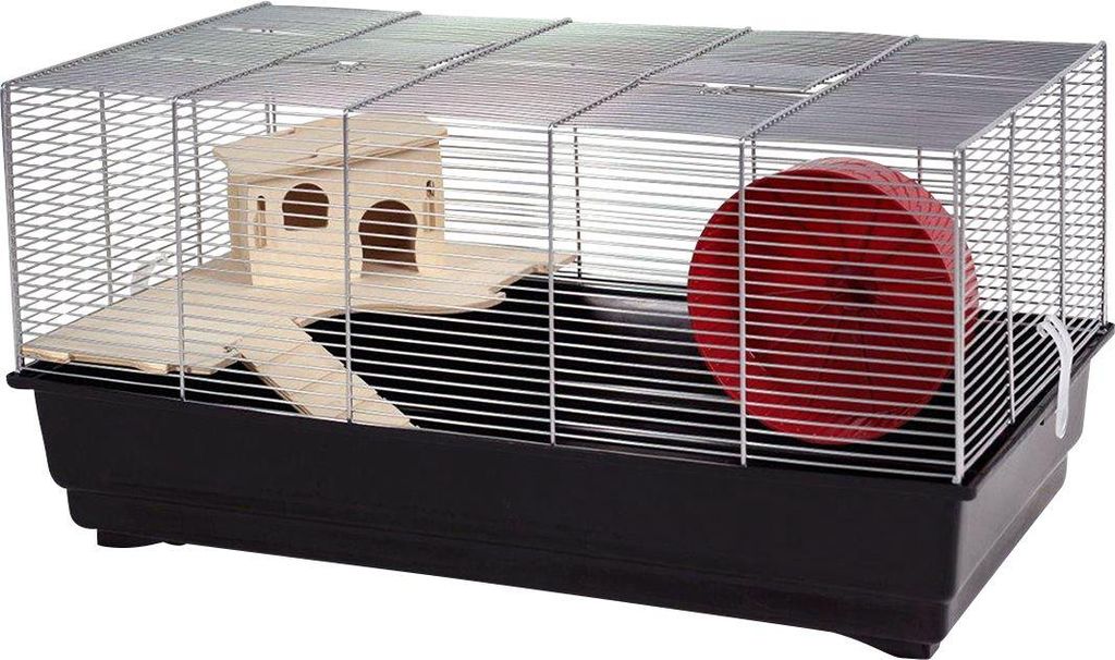 Ollesch Kleintierkäfig Nelli 67x37x33 cm, mit Zubehör