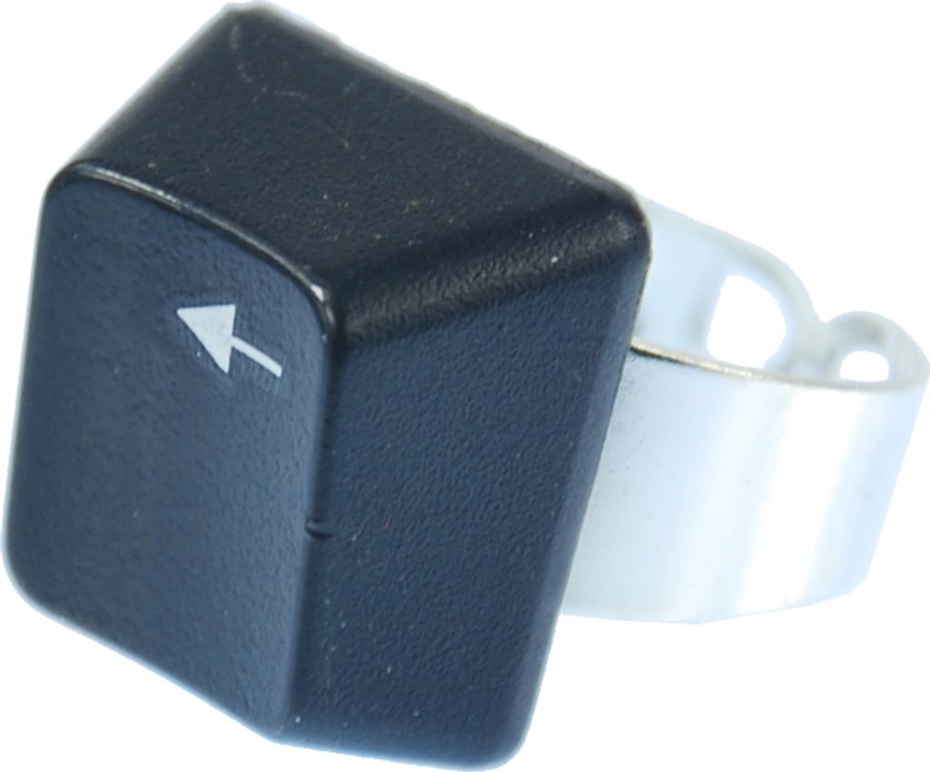 Tastaturring PC Zeichen Pfeil nach links Taste Ring Miniblings Computer Tastatur