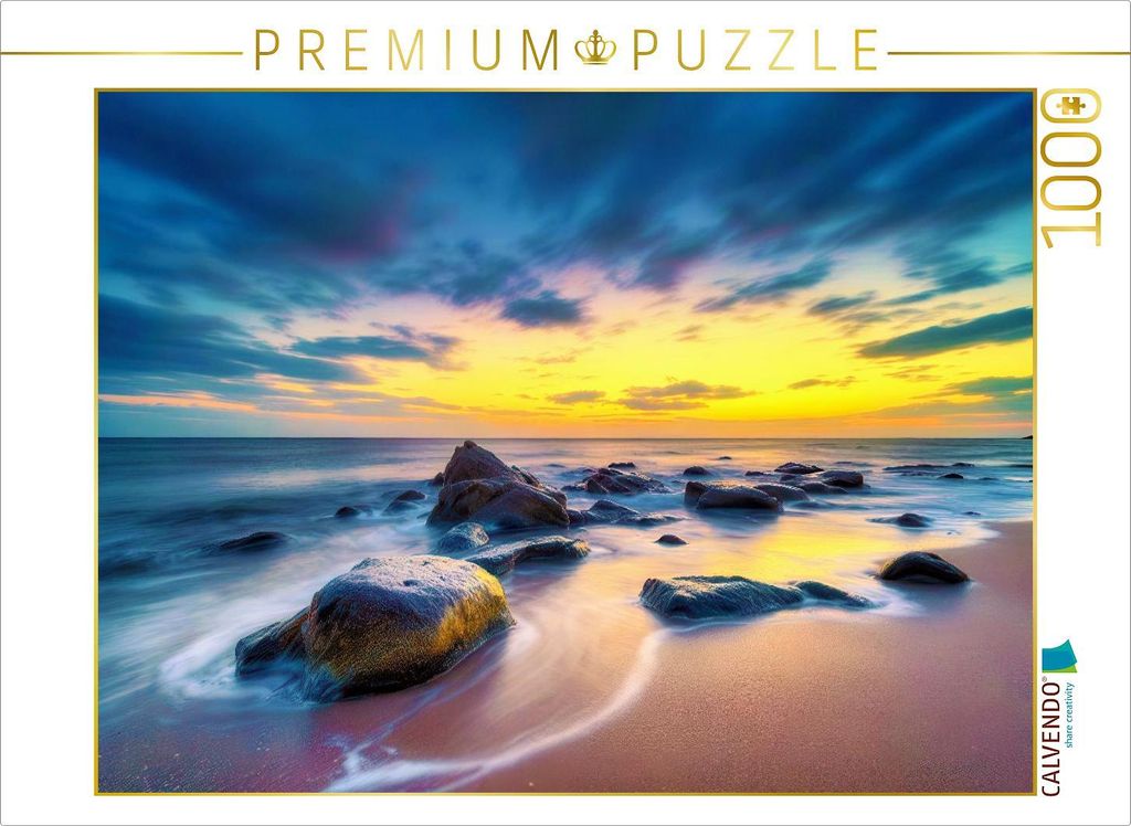 CALVENDO Puzzle Die Ostsee im schönsten Licht. | 1000 Teile Lege-Größe 64x48cm Foto-Puzzle für glückliche Stunden