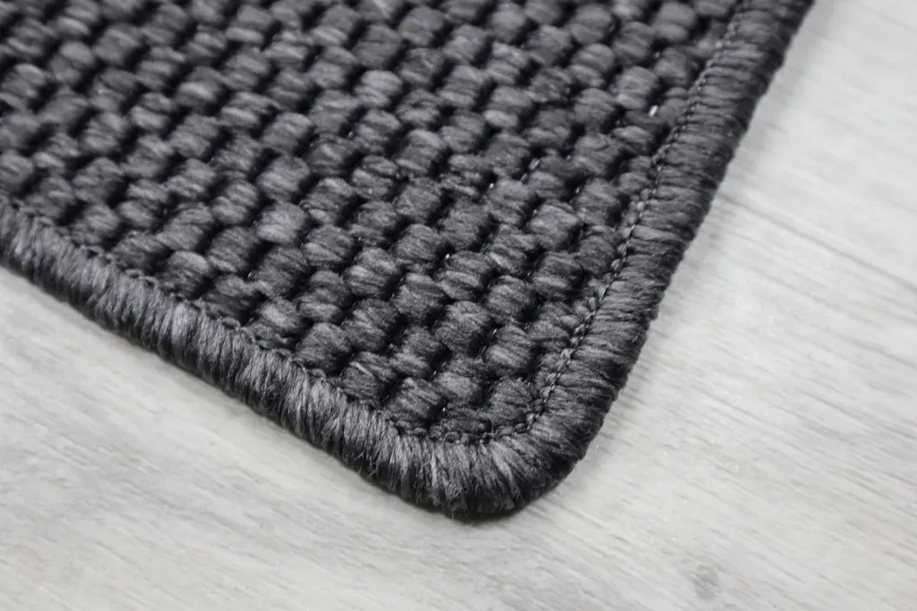 150x150 cm Teppich Nature Anthrazit Quadrat Teppichböden