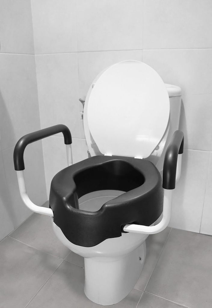 KMINA Toilettenerhöhung ältere Menschen Armlehnen 10 cm Produktbild 