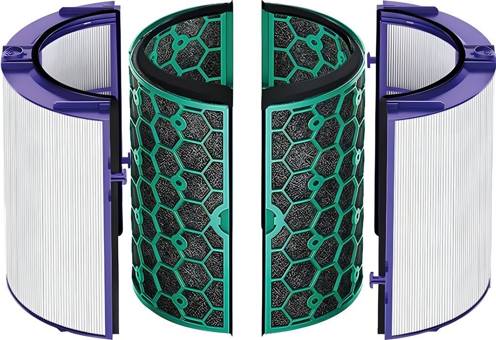HEPA- und Aktivkohlefilterset geeignet für Dyson DP04 & HP04 Pure Hot+Cool, Pure Cool TP04 und DP04