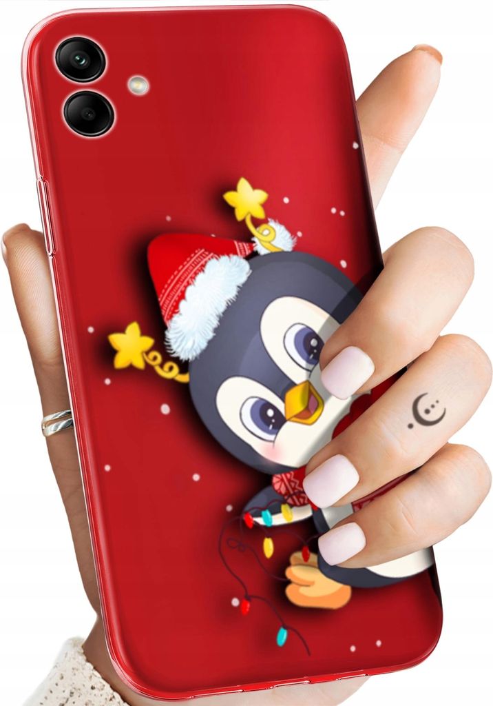 BEDRUCKTE HÜLLEN für SAMSUNG GALAXY A04 / M13 5G HANDYHÜLLEN HANDY SCHUTZ HÜLLE CASE SILIKON MUSTER WEIHNACHTEN SANTA CLAUS CHRISTMAS