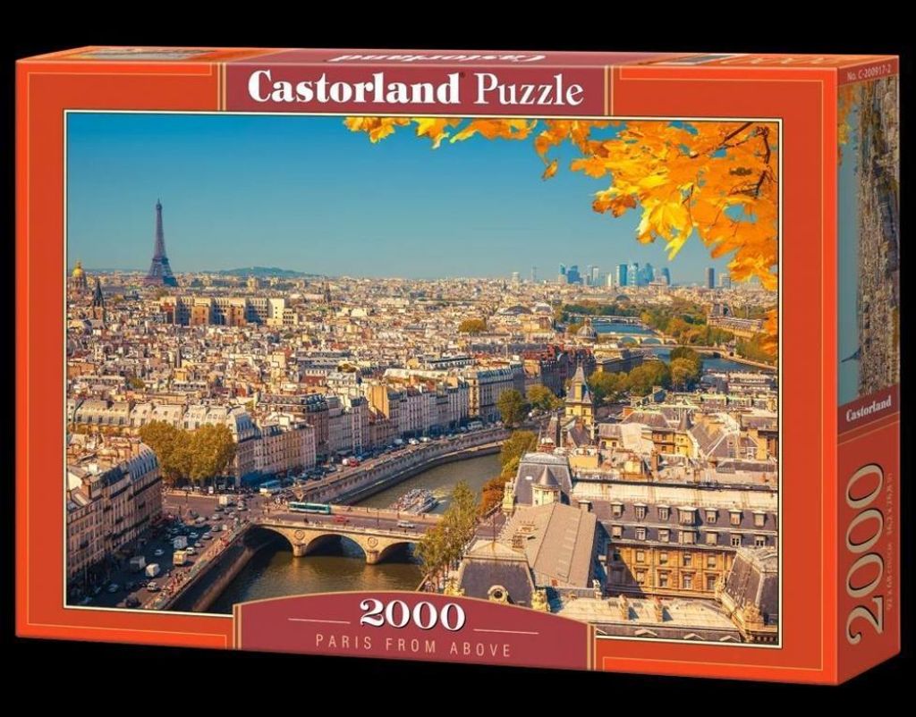 Castorland Puzzel: Panorama van Parijs - 2000 stukjes Productafbeelding 