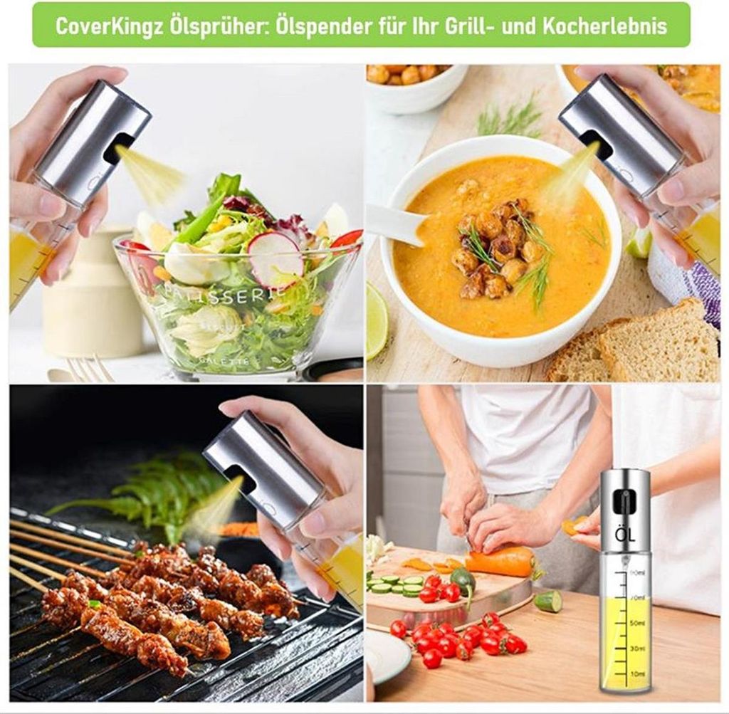 Ölsprüher für Speiseöl Öl Sprühflasche Ölzerstäuber Oil