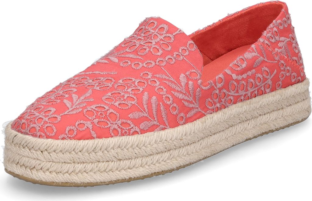 Toms Damen Espadrille Carolina rot