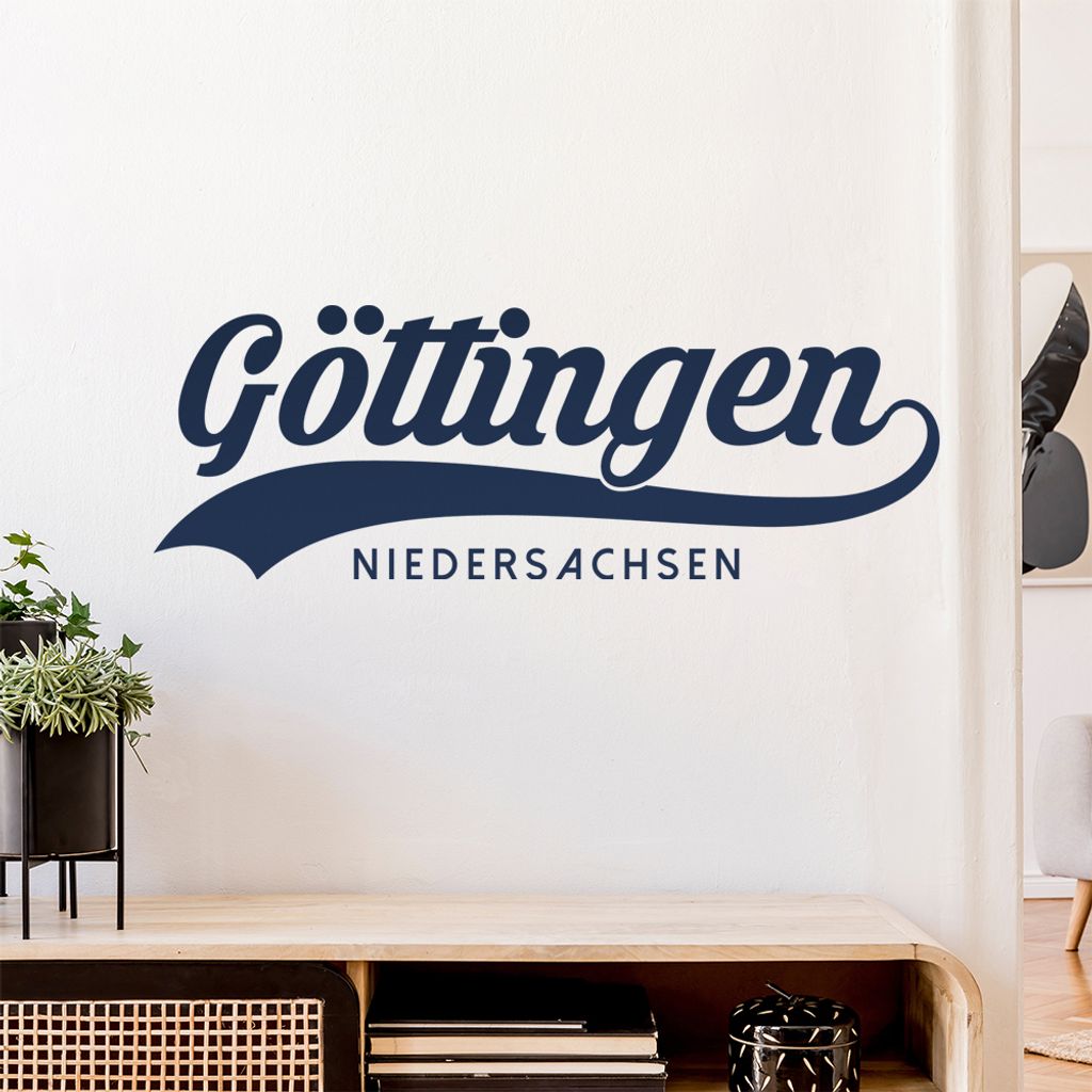 Göttingen Niedersachsen Wandtattoo Wandaufkleber Wall Sticker - Dekoration, Küche, Wohnzimmer, Schlafzimmer, Badezimmer