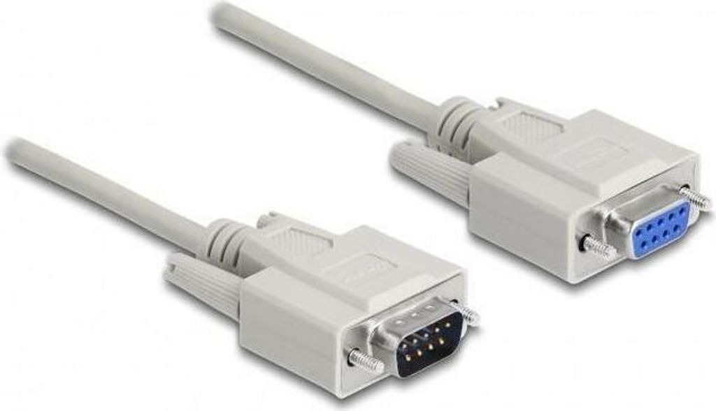 DELOCK Seriell-Verl. D-Sub9 -> D-Sub9 St/Bu 10.00m gr