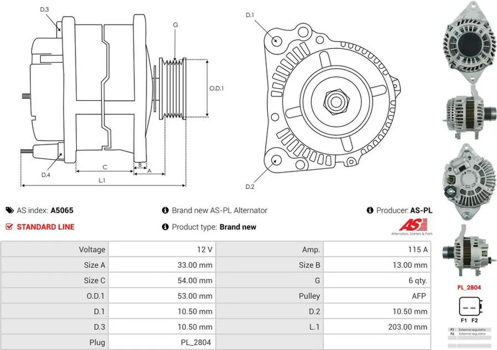 Catalyseur Sebring Avenger Caliber 2.0 2.4 - Réduction Émissions - 5