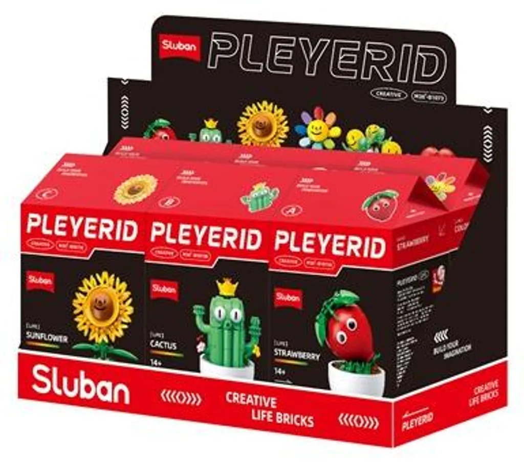Jeu de Construction Fleurs en Briques Sluban M38-B1073 Display de 6 - 5