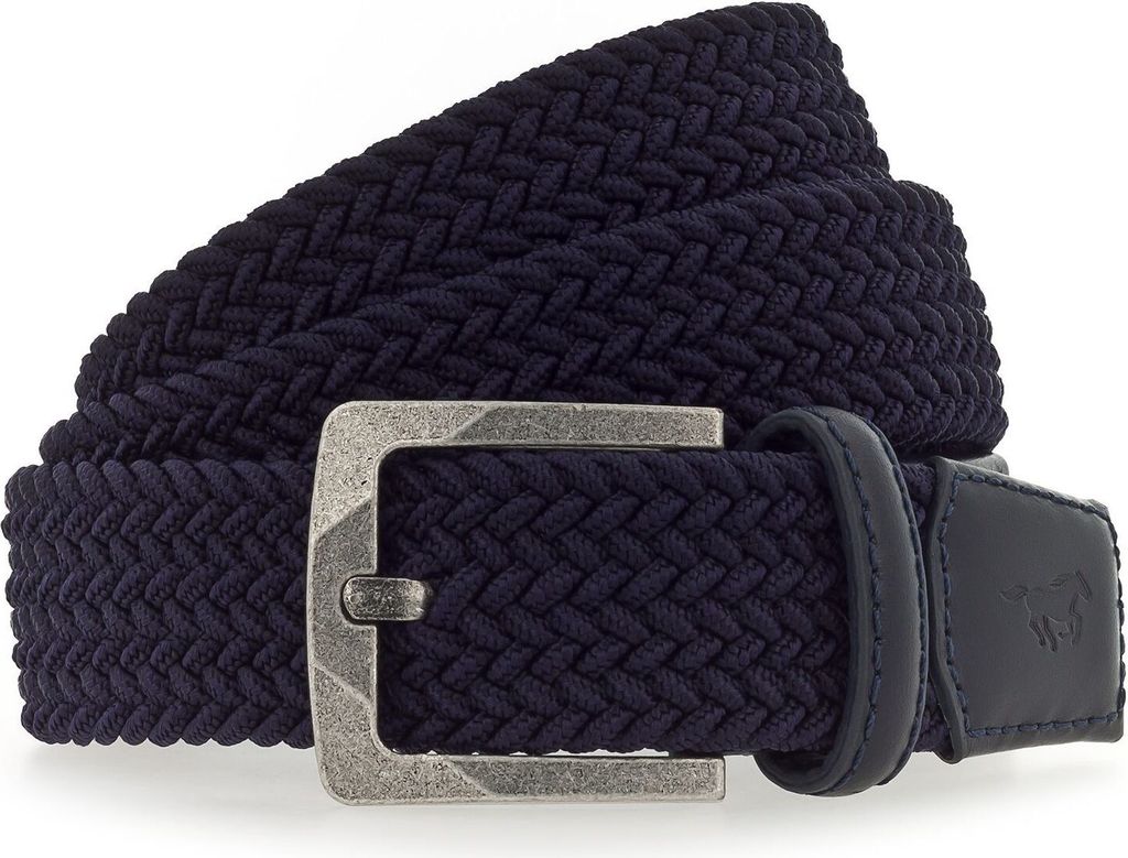 MUSTANG Gürtel Woven Belt W95 Nightblue dunkelblau