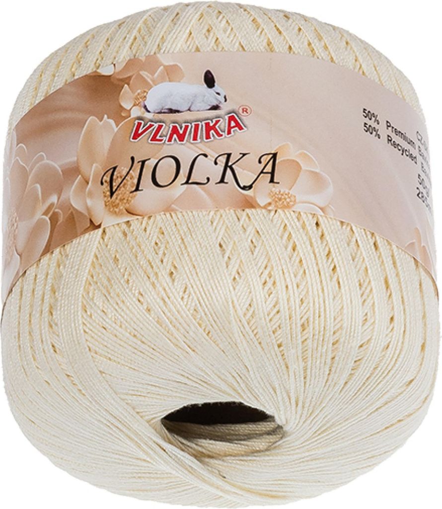Garn Violka - 50g / 285 m - Natur