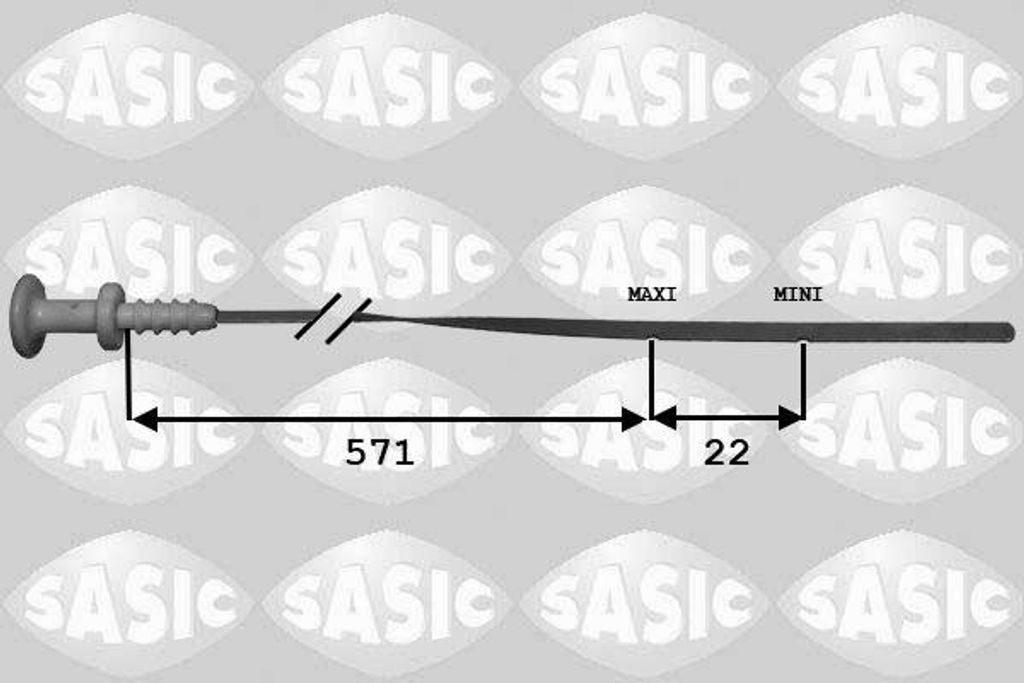 SASIC 1940011 Ölmessstab OE 117279 kompatibel mit 309, 205, ZX, BX