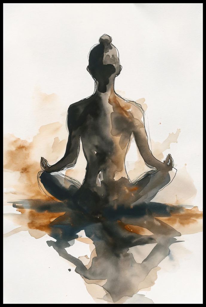 Plakat 61x91,5cm Seelenruhe ist dein Frieden