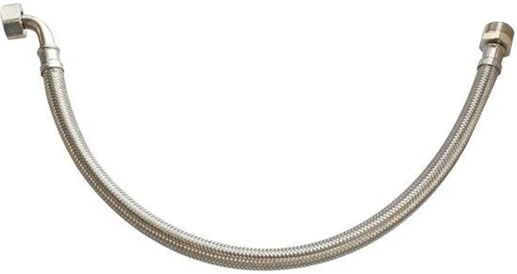 Raccord coudé femelle 20/27 flexible DN10 anti-torsion de 100cm