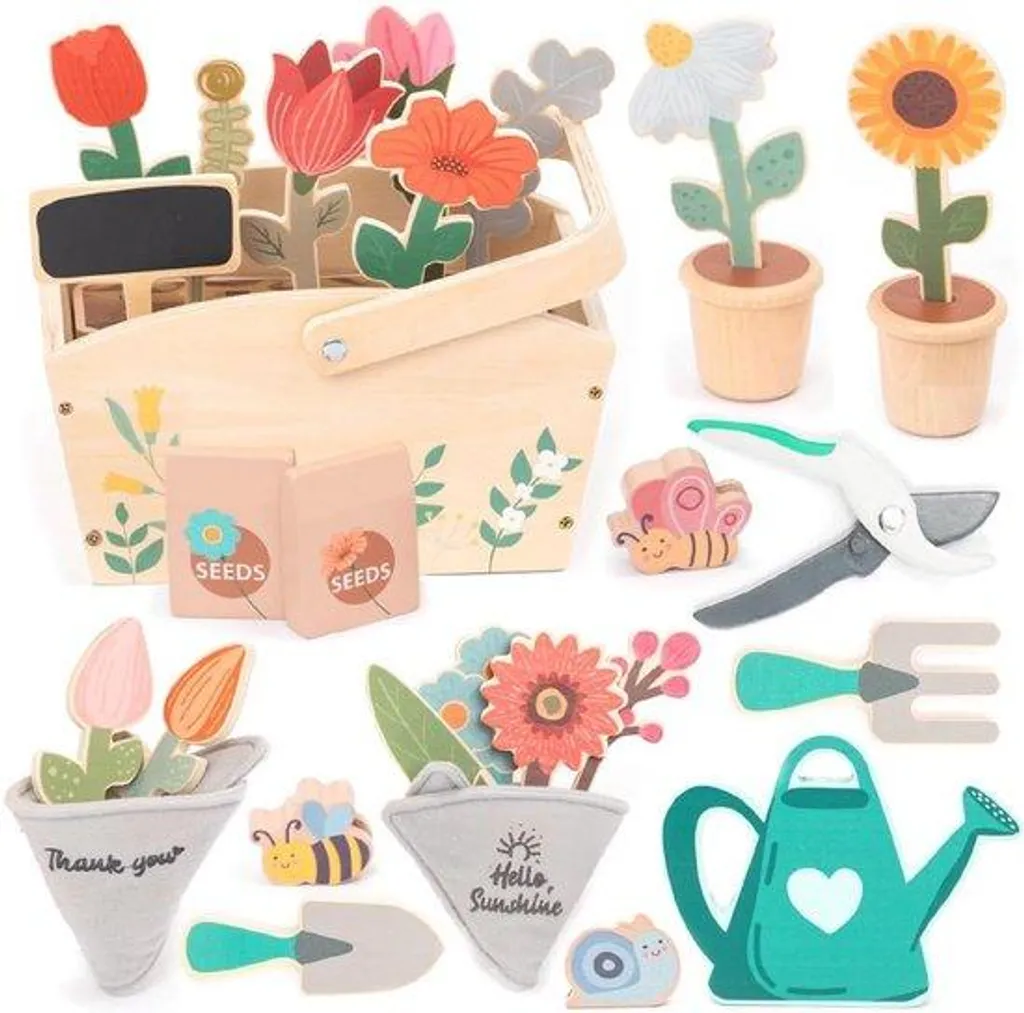 Outils jardinage sécurisés enfant 2 ans - Finition bois sans échardes