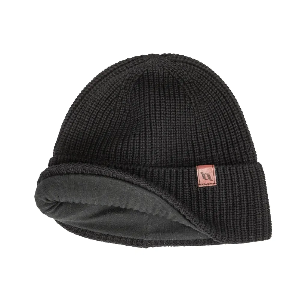 Bonnet en coton noir Back on Track Mason avec technologie infrarouge
