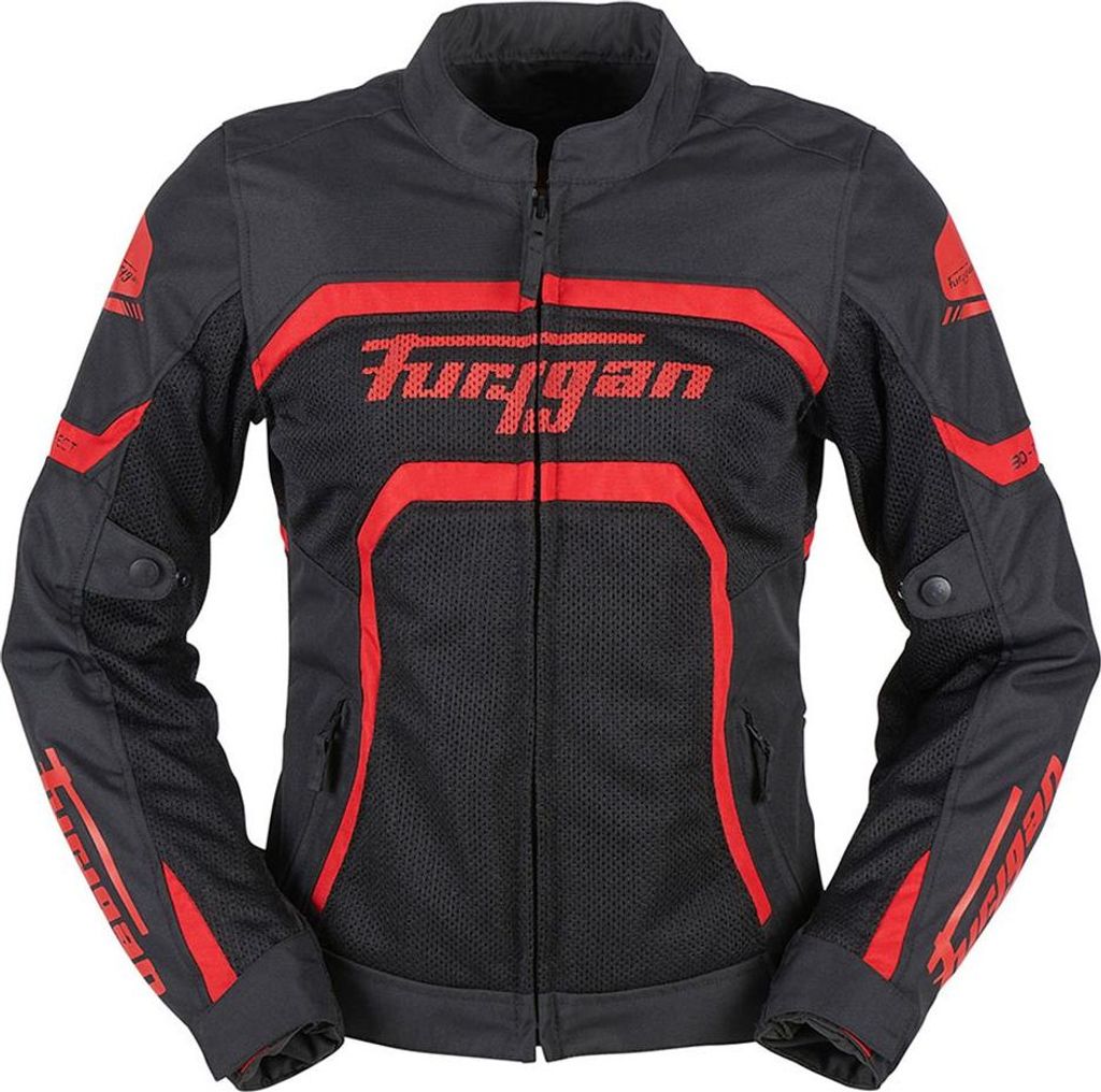 Furygan Mystic Evo Vented Jacke Schwarz 2XL Frau Schwarz 2XL