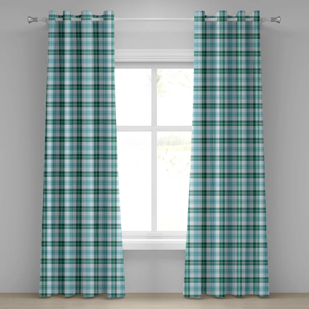 Coppia Tende ABAKUHAUS Turchese 280x245 cm: Pratiche e Colorate