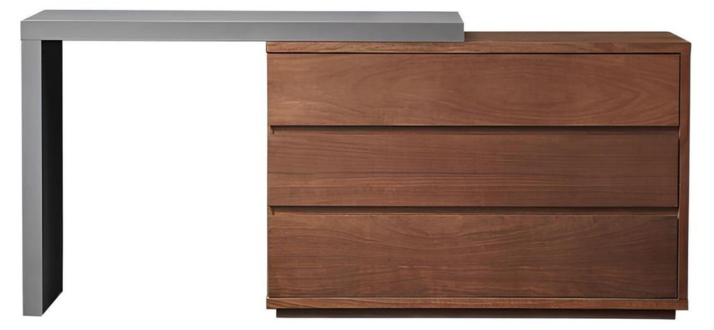 Konsolentisch Kommode Kommoden Designer Schrank Sekretär Tisch Holz Braun Neu