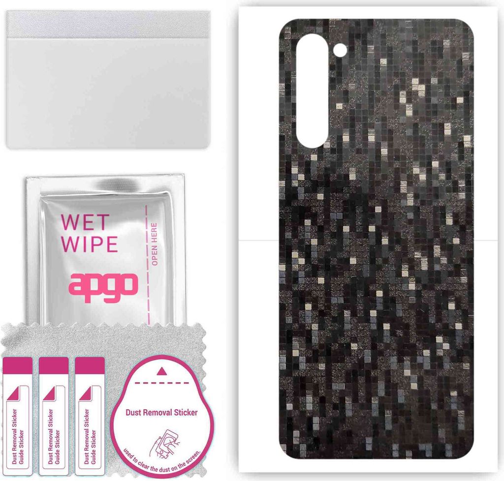 apgo Rückseite Schutzfolie, Skin, kompatibel mit Oppo Find X2 Lite, Hinten Displayschutzfolie aus Vinylfolie, kratzfest, einfache Montage - Carbon...