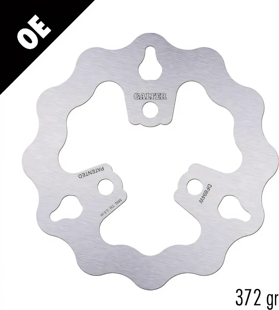 Kit Disques Galfer DF894W WAVE Rigides 170x4mm pour KFX Sport 450