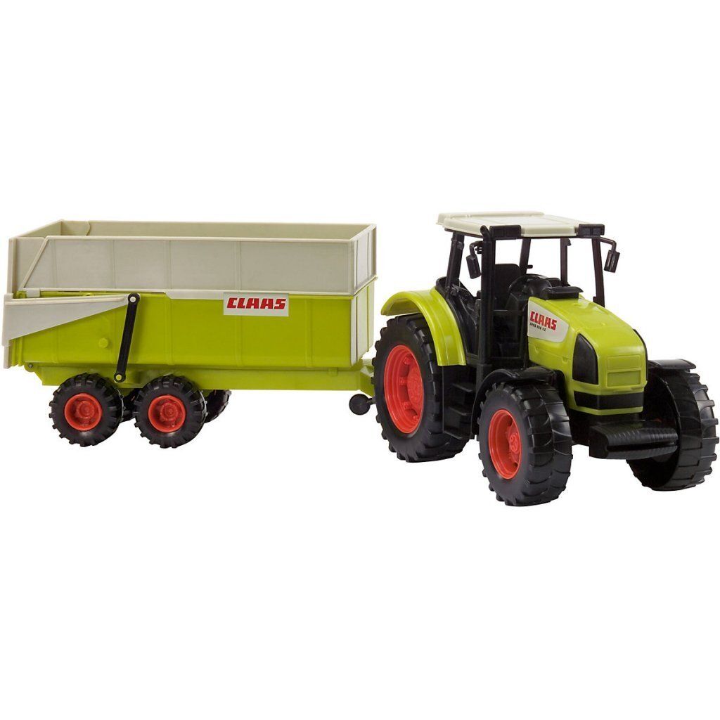 Dickie Toys Claas Ares Traktor mit Anhänger Produktbild 