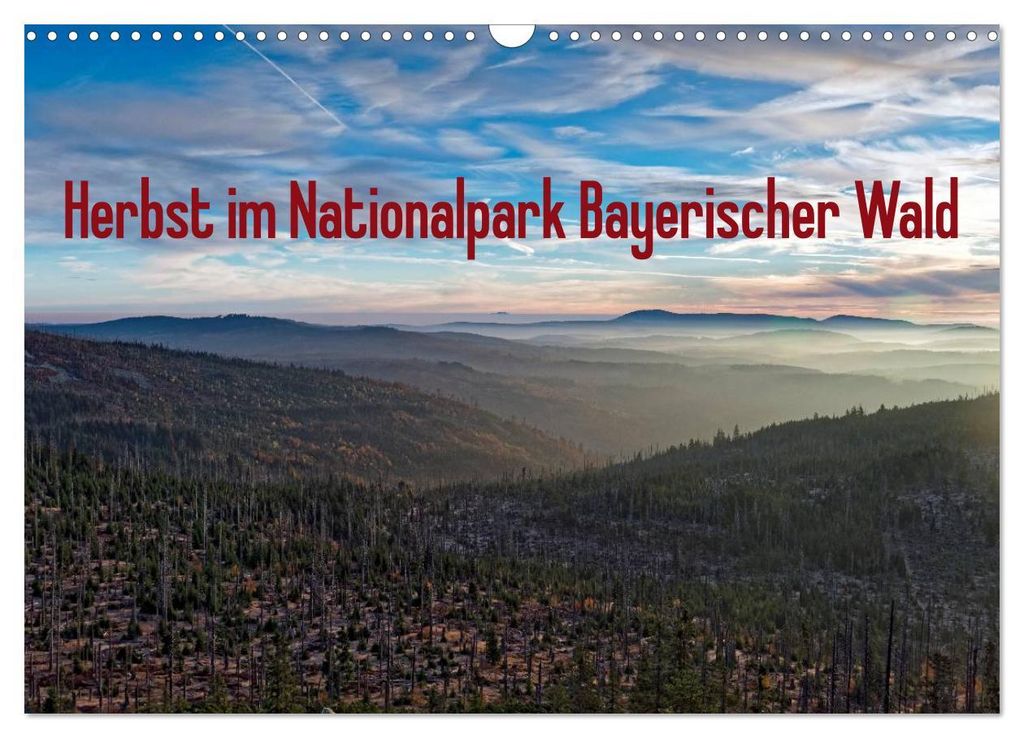 Herbst im Nationalpark Bayerischer Wald (Wandkalender 2027 DIN A3 quer), CALVENDO Monatskalender