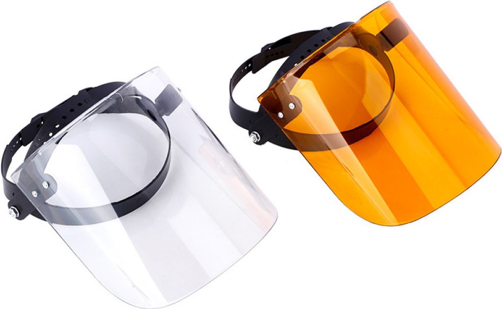 Sicherheits-Gesichtsschutz, Vollgesichtsschutz, Visier, transparenter Gesichtsschutz, Schutzhelm