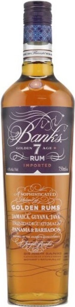 RUM BANKS 7 ANNI 70CL. Rum dei Paesi Bassi 70,00 cl 43,0% Immagine del prodotto 