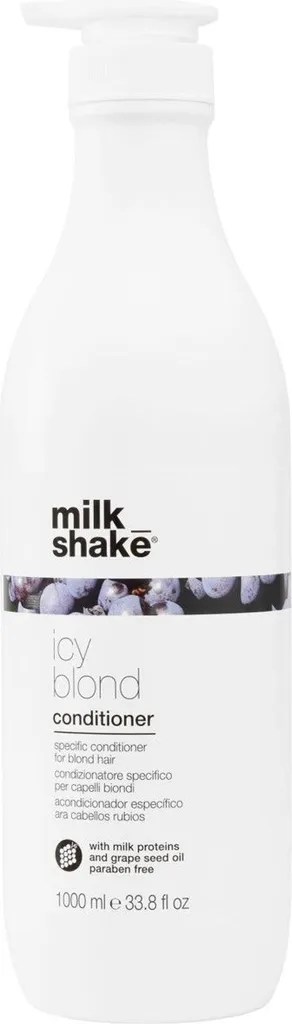 Adieu Reflets Jaunes avec milk_shake Icy Blond Conditioner Format 1000 ml