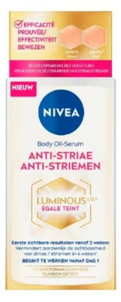 Nivea Luminous 630 Anti-Dehnungsstreifen-Körperölserum (100 ml)
