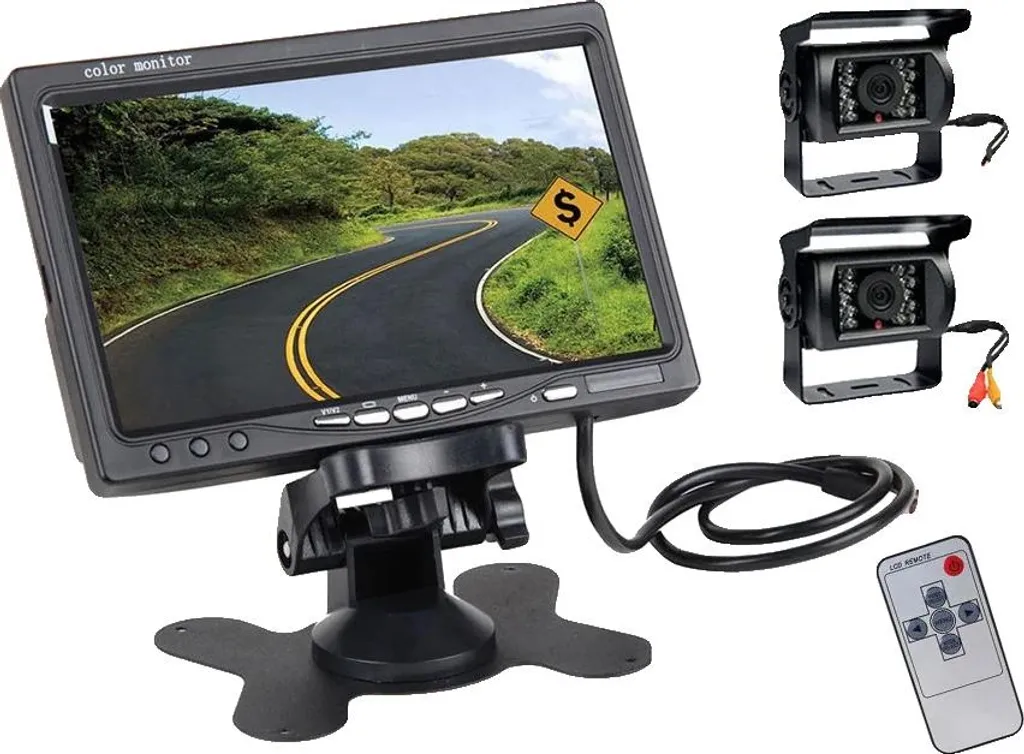 Moniteur de caméra de recul 7 pouces sans fil pour camion et bus - RV70