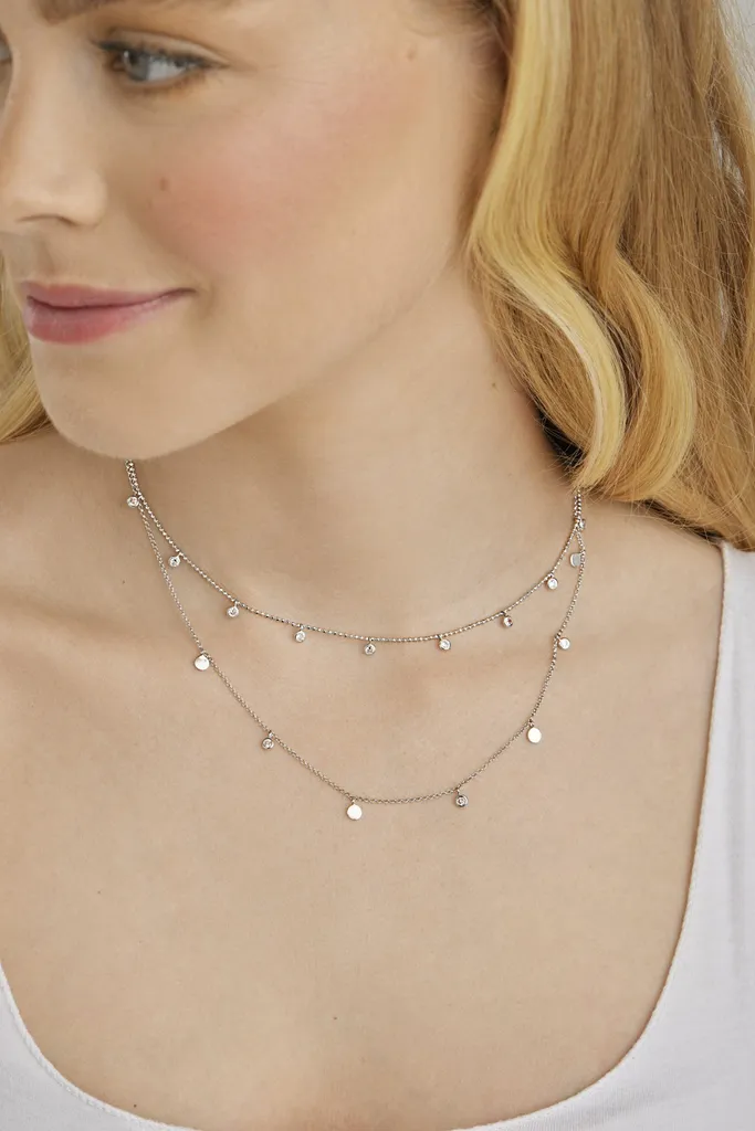 Girocollo caï Argento Sterling 925 - Purezza e Splendore Zirconi - 6