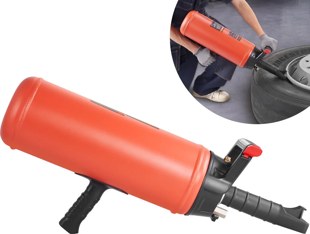 Remplisseur de siège de pneu 9L avec réservoir en acier et gâchette