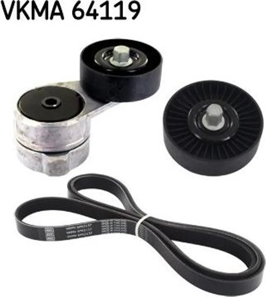 Jeu de Courroies SKF VKMA 64119 Haute Performance OE 252122B000 Kia