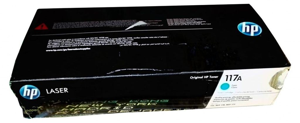 HP 117A Cyan Original Laser Tonerkartusche, 700 Seiten, Produktbild 