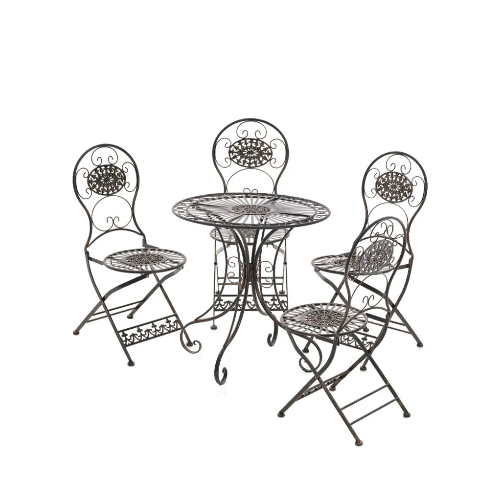 Table d'Appoint Hari Bronze Idéale comme Bout de Canapé Design Rétro - 14