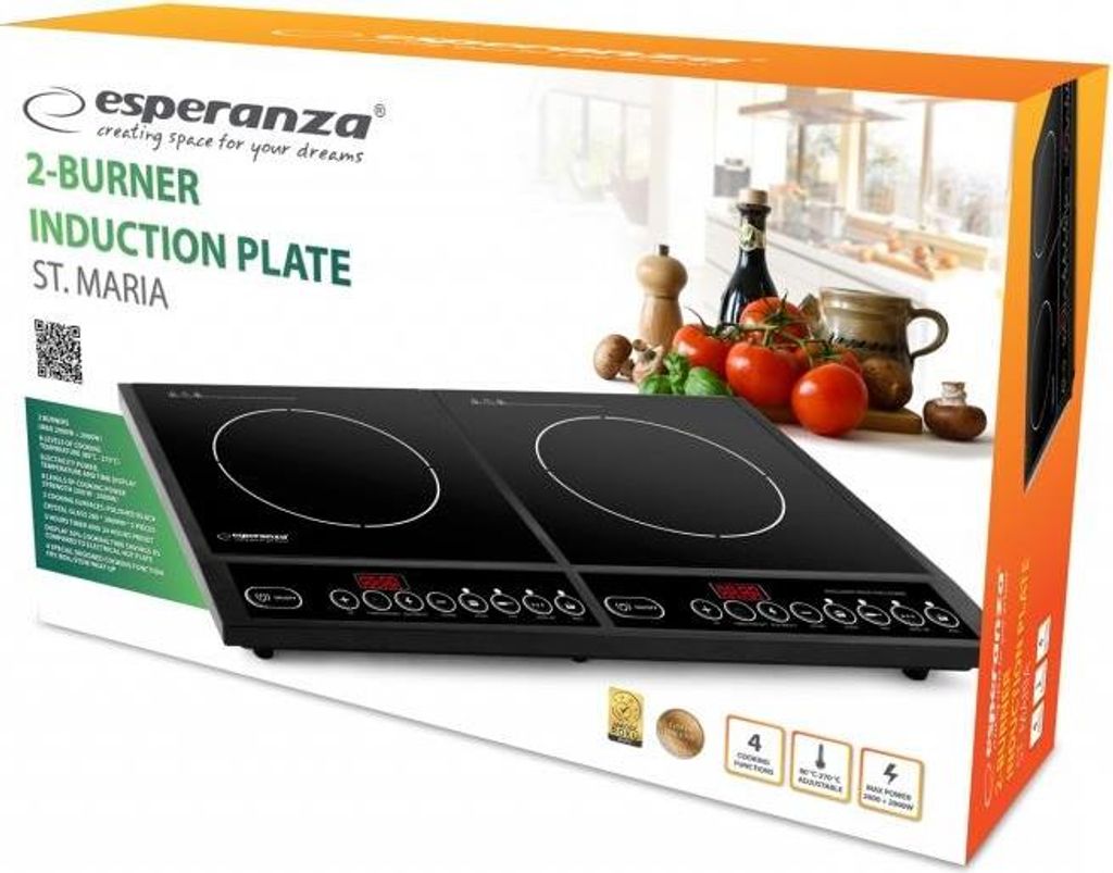 ESPERANZA *2BURNER INDUCTION PLATE ST.MARIA Kaufland.de