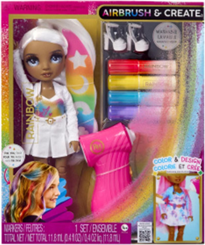 Bambola Rainbow High Air Brush - occhi grigi TV Immagine del prodotto 